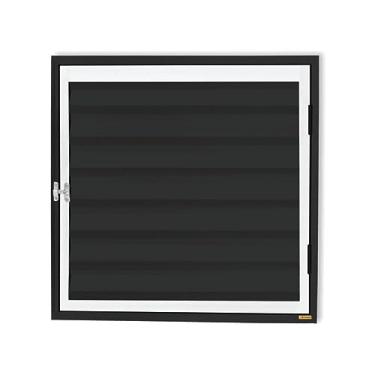 Imagem de Abrigo D'água/gásplus 1 Folha sem Ventilação 60x60cm Brimak Mix Preto