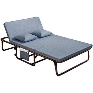 Imagem de Espreguiçadeira, Espreguiçadeira Dobrável Ajustável Para Banho De Sol Para Praia, Piscina, Gramado, Varanda, Pátio, Suporta 400 Libras,Azul,Striking44