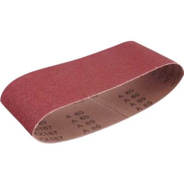 Imagem de Cinta De Lixa, 100 Mm X 610 Mm, G 60, Pano Resinado, Com 10 Peças, Vonder.