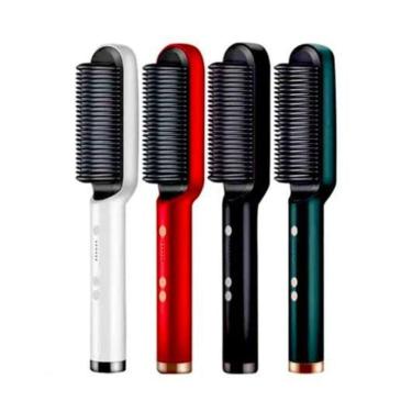 Imagem de Escova De Cabelo Pente Secadora Profissional Seca E Modela