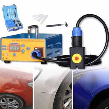 Imagem de Máquina Aquecedor Por Indução, Ferramenta Reparo Para Remoção Amassados Sem Pintura Carro 1380w, Kit Reparo Amassados Portátil Para Garagens, Ferramenta Aquecedor,220V