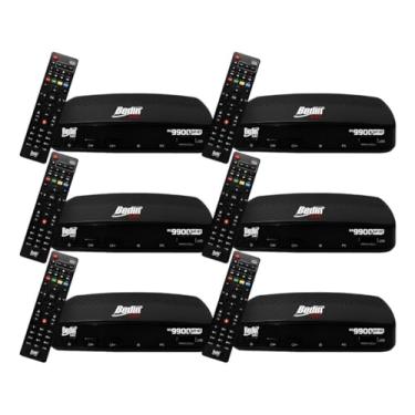 Imagem de Kit 6 Receptor Digital Full Hd Bs9900s Banda C Ou Ku Bedin