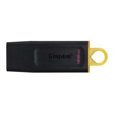 Imagem de Pendrive Kingston Datatraveler Exodia 128Gb Usb 3.2 Dtx/128Gb Preto E Amarelo