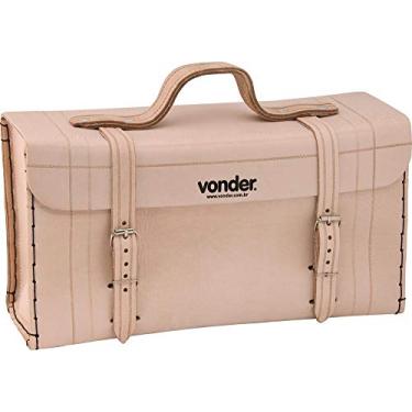 Imagem de Vonder, Maleta De Couro Para Ferramentas, 440 Mm X 230 Mm X 150 Mm, Marrom.