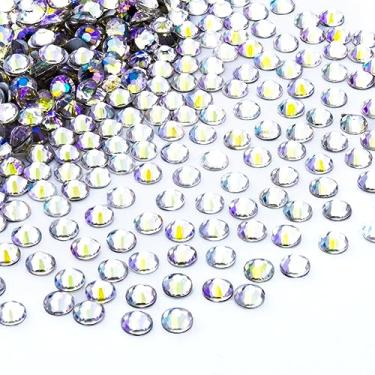 Imagem de 1440Pcs Moonlight Crystal Rhinestones,Glass Flatback Rhinestones Gemstones for Nail Face Makeup Art Crafts Clothes Decoration -(SS20,4.8mm,Moonlight)