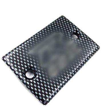 Imagem de NBX- Tampa de reservatório de fluido de freio traseiro de fibra de carbono "GSXR" para compatível com Suzuki GSXR 600/750/1000/1100/Hayabusa/Katana/SV-650/S/GS-500/GSF-600S Bandit/RF-600R /GSF-650F /DL-650 TL-100 0S