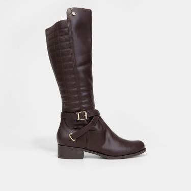 Imagem de Bota Montaria Cano Longo Via Uno Texturizada Feminina-Feminino