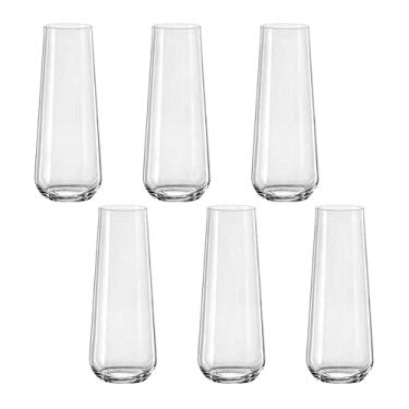 Imagem de 06 Taças em Cristal para Espumante Sandra Stemless 250mL - Bohemia