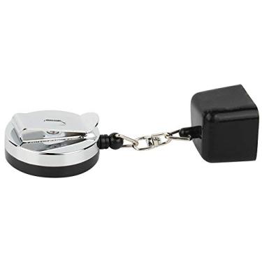 Imagem de plplaaoo Suporte de giz para tacos, suporte de giz de bilhar, caixa de giz para taco de sinuca, bolsa de giz para taco de sinuca com chaveiro, suporte retrátil de giz de bilhar acessório portátil