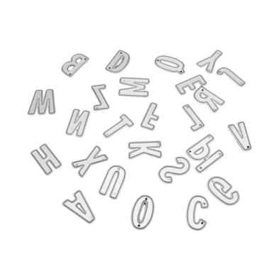 Imagem de YJIUYUANQ Matrizes de corte de metal, bordas em relevo, estêncil para fazer cartões, decoração de álbum de recortes, design de letras, 2 conjuntos, como mostrado