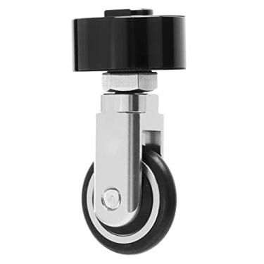 Imagem de Roda Dobrável do Rodízio do Selim, Roda Auxiliar Dobrável da Rotação da Roda do Rolo da Bicicleta para o Estacionamento do Curso do Transporte (Prata)