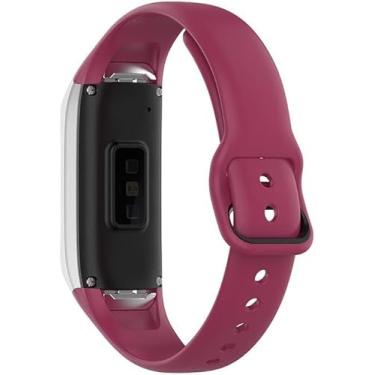 Imagem de Pulseiras de silicone NSmart compativeis com Galaxy Fit2 SM-R370 (R370, Vinho)