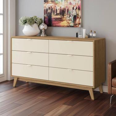Imagem de Cômoda Kappesberg 6 Gavetas Itapuã/argila