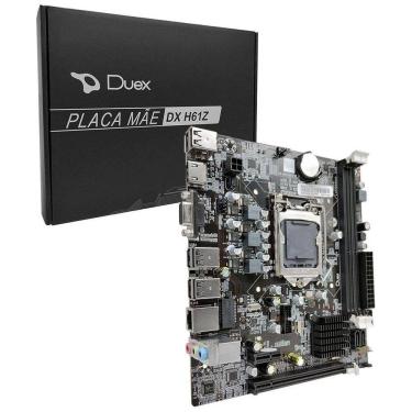 Imagem de Placa Mãe Duex Dx H61Z, Intel 2º/3º Geração, Ddr3, Socket