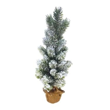 Imagem de Árvore de Natal 45 cm Nevada para Mesa Enfeite Decoração Natalina Tok da Casa