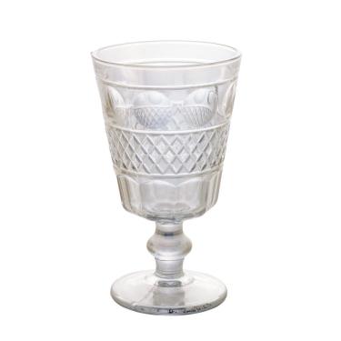 Imagem de Conjunto 6 Taças de Água de Vidro Geometric Azul 250ml - Wol