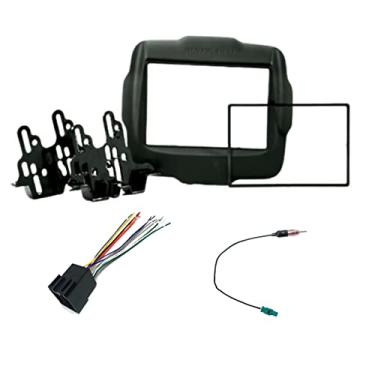 Imagem de Kit de Instalação Multimídia Jeep Renegade 2015 em diante 2DIN Preto Soft Expex - EKTJP002