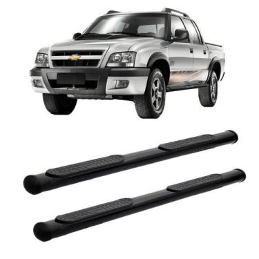 Imagem de Estribo s10 1996 1997 1998 1999 a 2011 preto cabine dupla - SOLAR