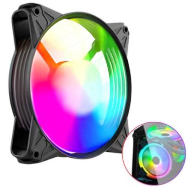 Imagem de Ventoinha Cooler Fan Alta Performance Tamanho 120mm 12V Com  Iluminaçã