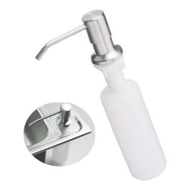 Imagem de Dosador Dispenser porta sabonete liquido e detergente plastico de embu