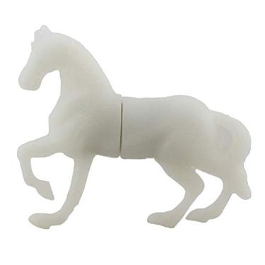 Imagem de 32 GB Cavalo Modelo USB 3.0 Flash Drive Flash Drive 3.0 Pen Drive USB Jump Drive Memory Stick Zip Drive USB U Disk USB 3.0 Stick USB - Branco