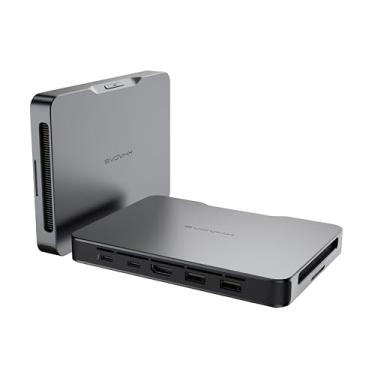 Imagem de Khadas Mind 2 Mini PC - Intel Core Ultra 5 125H (14 núcleos, 18 threads, até 4,5 GHz) - 16GB LPDDR5+512GB SSD PC desktop portátil com gráficos HD e criação de IA | BT 5.3 | 4K/8K UHD | Windows 11 Home