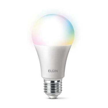Imagem de Lampada Inteligente Led Bulbo 10W Bivolt Smart Color - Elgin, Bulbo, L