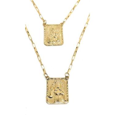 Imagem de Escapulário em ouro 18k Joia Religiosa - Elegancy Joias