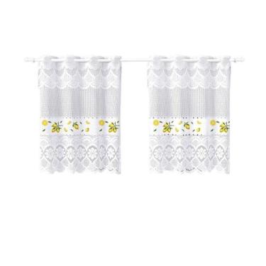 Imagem de Cortina Pia Bando Vitro Formosa Renda Cozinha 1,60X0,80X0,20 - Beija F