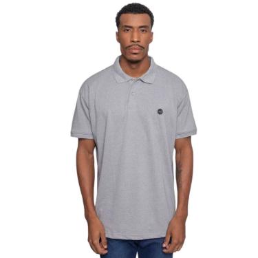Imagem de Camisa Polo Plus Size Masculina Fatal Piquet Cinza 29547