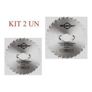 Imagem de Kit 2 serra circular 110 x 80 x 20 - Brasfort