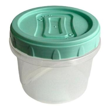 Imagem de KIT 3 Pote De Plástico Redondo 300 Ml Rosca - Plasutil