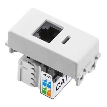 Imagem de Modulo Tomada Telefone E Internet Cat6 Rj45 Tramontina Liz