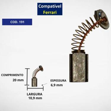 Imagem de CARVAO C191G Serra Marmore FERRARI - carbonpecas