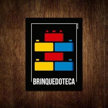 Imagem de Placa Sinalização - Setor Brinquedoteca 18X23 - Sinalizo