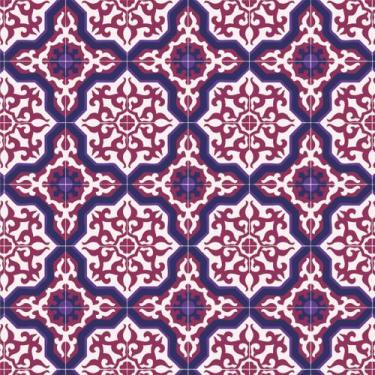 Imagem de Papel de Parede Adesivo Lavável Para Cozinha Banheiro Azulejo Rolo 1m 