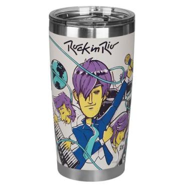 Imagem de Copo Térmico Gluck Rock in Rio Lucky Future Synth Off 519ml