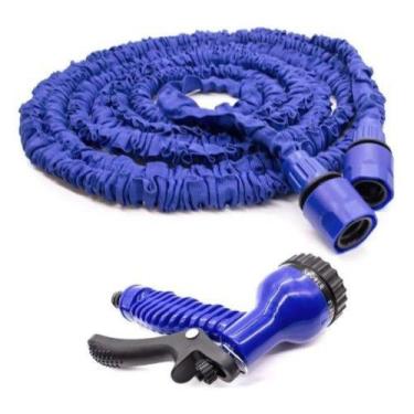 Imagem de Mangueira Magica Retrátil 15M Flexível Pistola Com Gatilho Magic Hose 