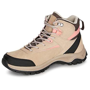 Imagem de Eddie Bauer Mt.Bailey Botas femininas de trilha | Botas femininas leves e resistentes à água | Botas femininas para caminhadas na montanha para todos os climas ao ar livre com altura do tornozelo, Bronzeado, 9