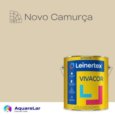 Imagem de Vivacor Acrílica Leinertex Fosco 3,6L, NOVO CAMURÇA, 3,6L