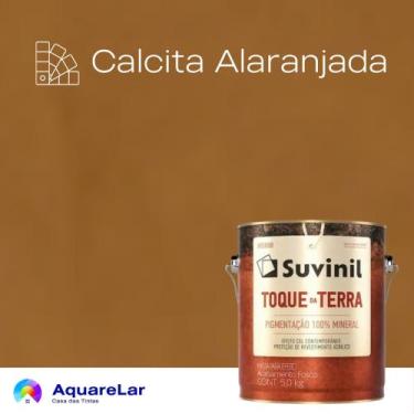 Imagem de Cimento Queimado Toque da Terra Suvinil 5Kg, CALCITA ALARANJADA