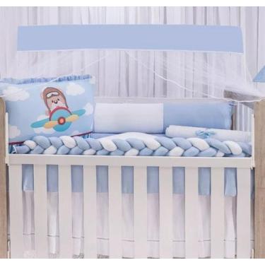 Imagem de Kit Berço Luxo 10 Peças Americano E Nacional Menina E Menino - Kolin E