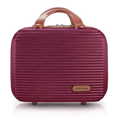 Imagem de Frasqueira De Viagem Premium Vinho Jacki Design - Ahz20885