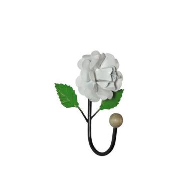 Imagem de Cabide 1 Gancho Suporte Em Ferro Detalhes Flor De Ferro - D'Cor & Art,