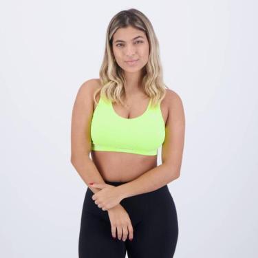 Imagem de Top Puma Sem Costura Amarelo Fluorescente, P
