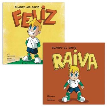 Imagem de Kit Coleção Sentimentos e Emoções Feliz e Raiva - Livraria Cristã Emme