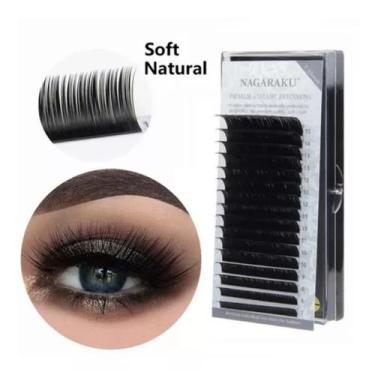 Imagem de Cílios Mink Fio a Fio 0,07D Mix 8 ao 15 - Nagaraku