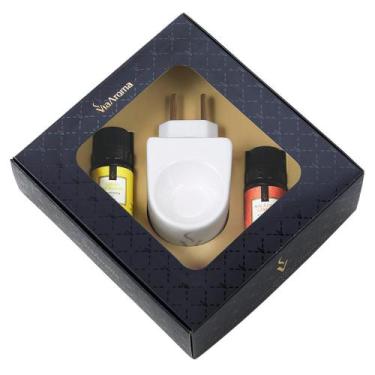 Imagem de Kit Aromatizador Essencias Limão Siciliano Maçã Canela 10Ml - Via Arom