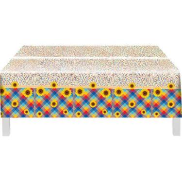 Imagem de Toalha Plástica para Decoração de Mesa Festa Temática - Festa Junina -