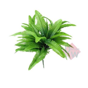 Imagem de Planta Artificial Decorativa Samambaia Realista Toque Real - Nacional